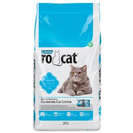 ROCAT AREIA AGLOMERANTE NATURAL P/GATOS-  20 LT
