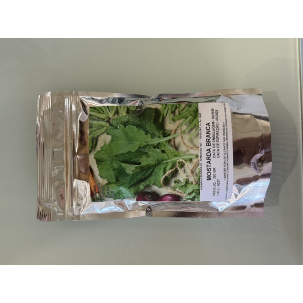 SEMENTE MOSTARDA BRANCA - 250GR