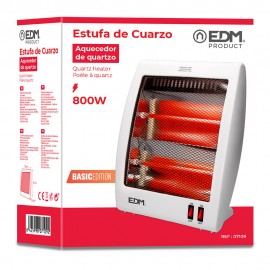 AQUECEDOR DE QUARTZO 400/800 W MODELO PLANO ANTITAMPEÃO