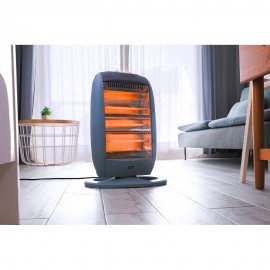 AQUECEDOR DE QUARTZO OSCILANTE 400/800/1200 W ANTI-TOMBAMENTO