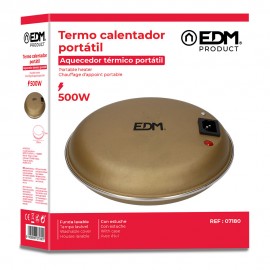 AQUECEDOR TÉRMICO PORTÁTIL - 500 W 20 x 5 cm