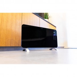 AQUECEDOR CONVECTOR COM FRONTAL DE VIDRO 1500 W