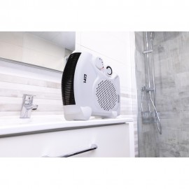 AQUECEDOR COMPACTO 2 EM 1 VERTICAL/HORIZONTAL 1.000 - 2.000 W BRANCO
