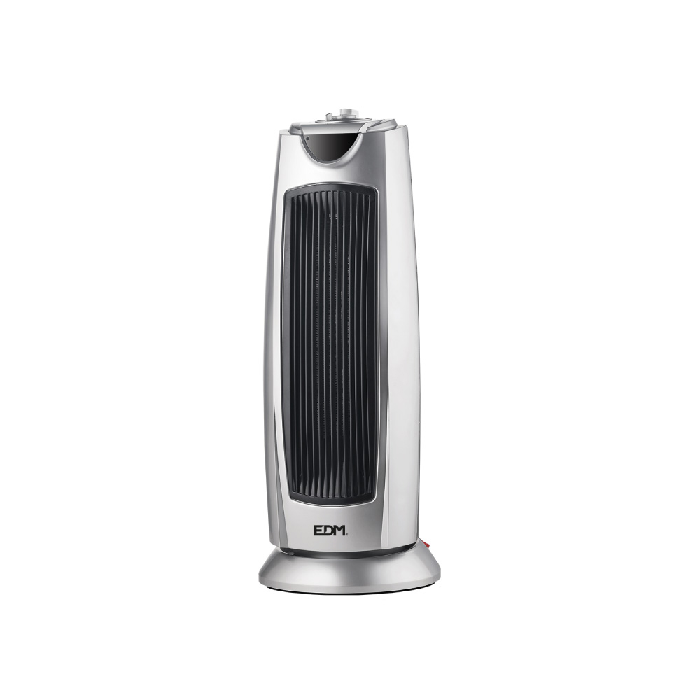 AQUECEDOR DE TORRE CERÂMICO OSCILANTE MODELO PRATA 1000 - 2000 W