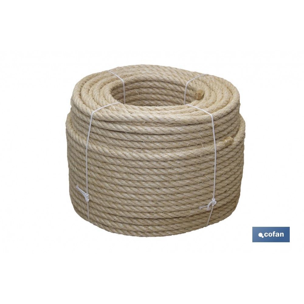CORDA EM SISAL 16MM - ROLO 100MT