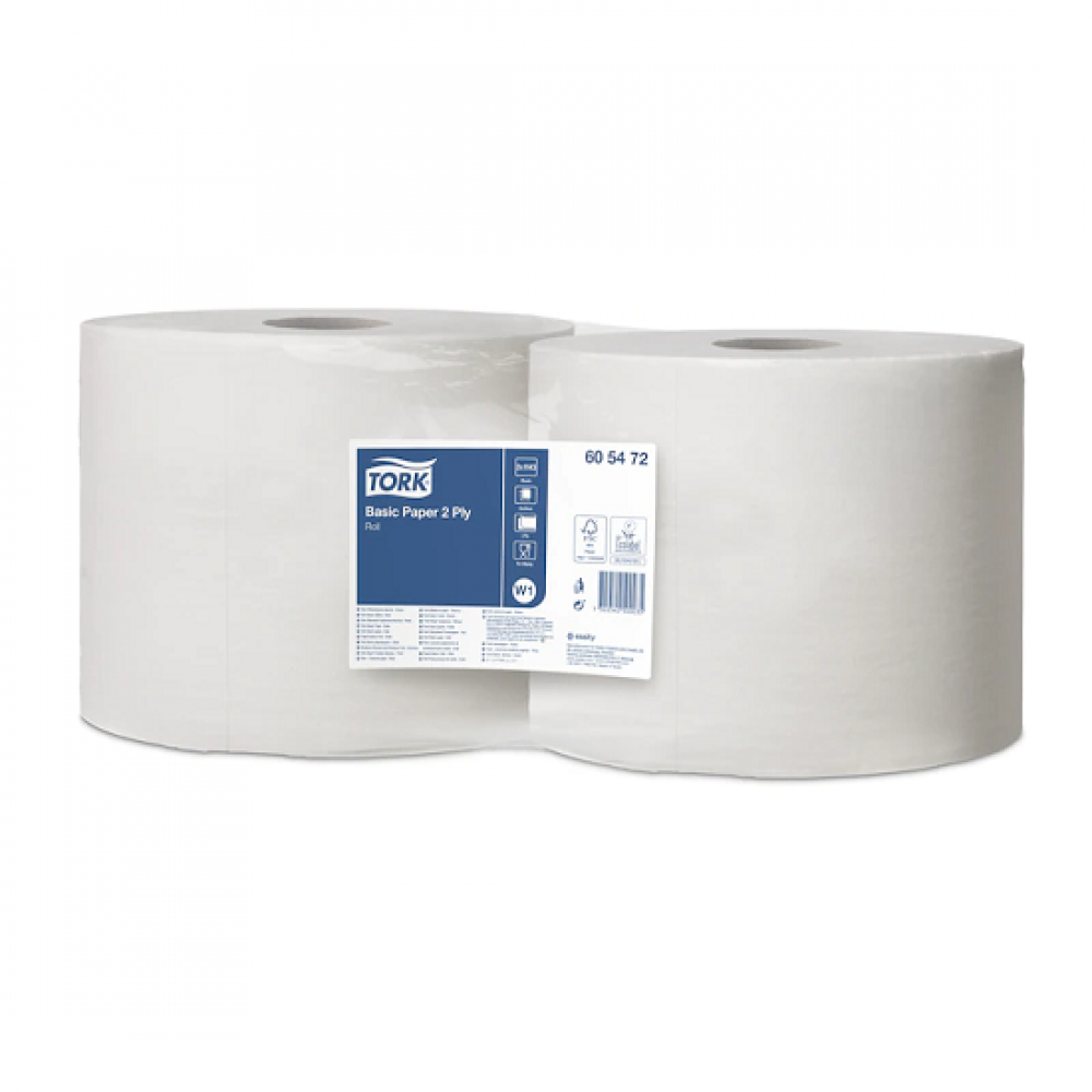 ROLO PAPEL INDUSTRIAL TORK 2F 400M- PACK 2 UNID