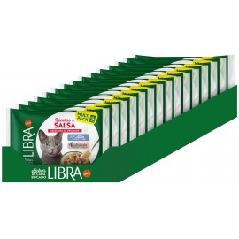 LIBRA GATO WET MOLHO SALMÃO&ATUM-  60X85GR ( PACK JUMBO )
