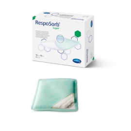 PENSO ABSORVENTE RESPOSORB ESTERLIZADO 10 X 10CM -(caixa 10 unidades)
