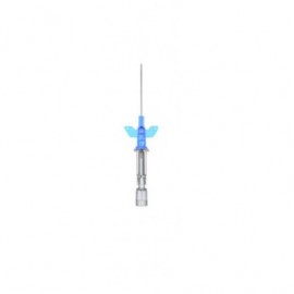CATETER INTROCAN COM ALETAS W G22 AZUL  (50 UNIDADES)