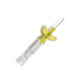 CATETER INTROCAN COM ALETAS WG24 X3/4 AMARELO (50 UNIDADES)