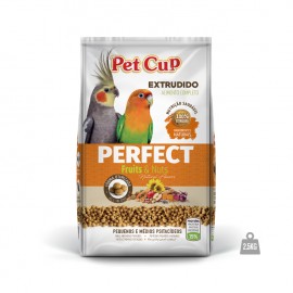 PETCUP ALIMENTO PSITACIDEOS PERFECT MANUTENÇAO - 2.5 KG