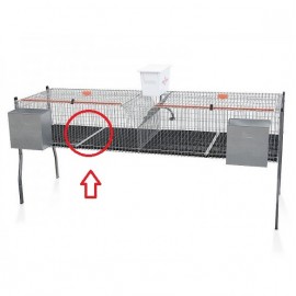 CALHA H PARA FIXAÇÃO DOS PISOS JAULA MODELO AURIA