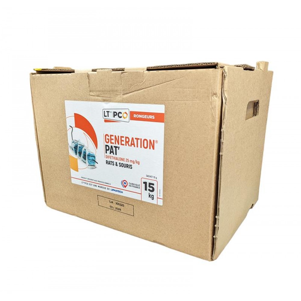 GENERATION RATICIDA PASTA DIFETIALONA -15 KG