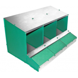 GC.POEDEIRO AVES 3 DIV DESMONTAVEL DE PLASTICO S/FUNDO