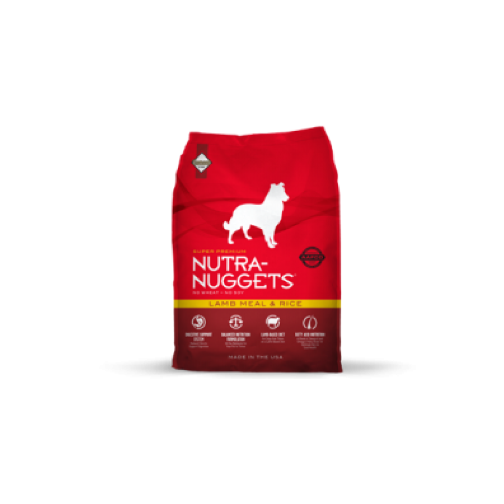 NUTRA NUGGETS LAMB MEAL & RICE 3KG