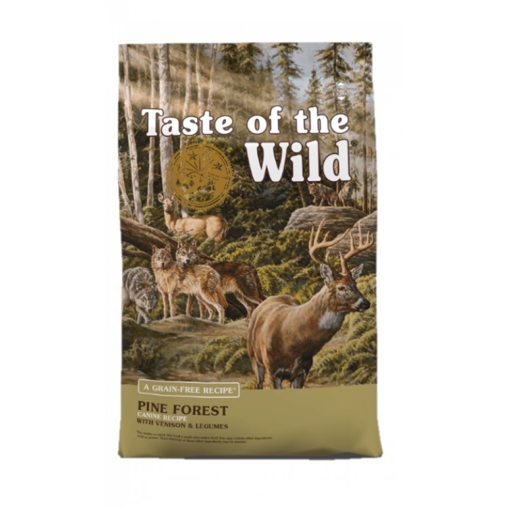 TASTE OF WILD CAO ADULTO PINE FOREST VEADO E LEGUMES 2KG