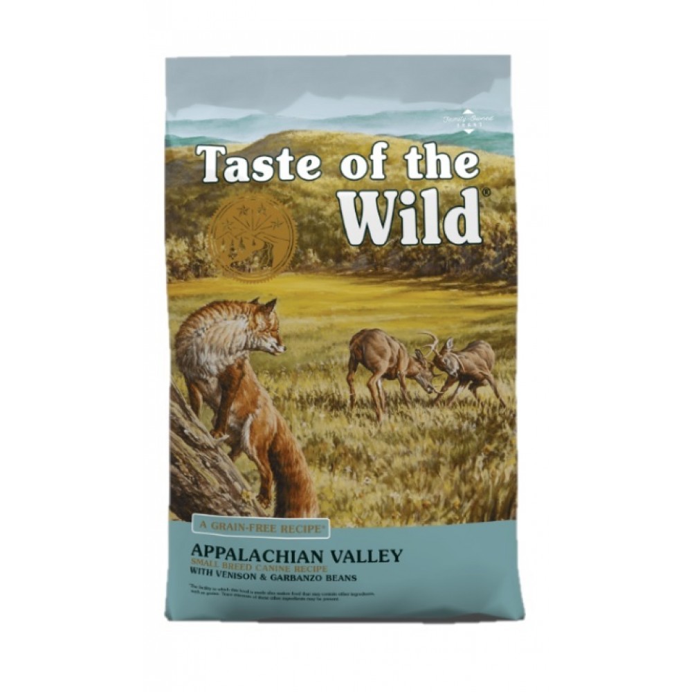 TASTE OF WILD CAO ADULTO APPALACHIAN VALLEY SMALL BREED VEADO 5,6KG