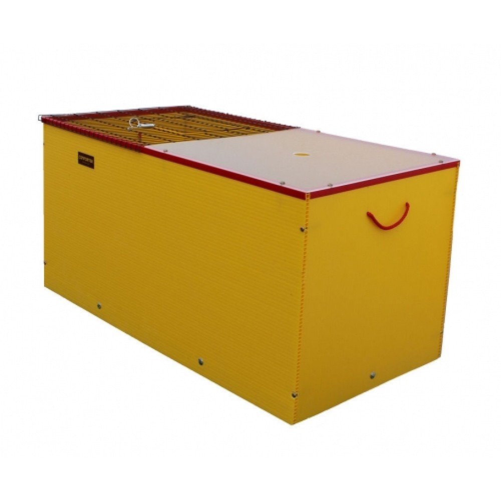 BRINSEA CRIADEIRA CHICK MAX 50 PINTOS C/AQUECIMENTO + COMEDOURO + BEBEDOURO 100X50CM