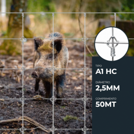 REDE HAGRO A1 HC 120/9/15 120CM DE ALTURA - 50MT