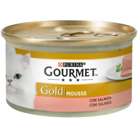 PURINA GATO GOURMET GOLD MOUSSE SALMAO - 85GR