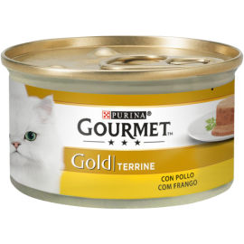 PURINA GATO GOURMET GOLD TERRINE FRANGO - 85GR