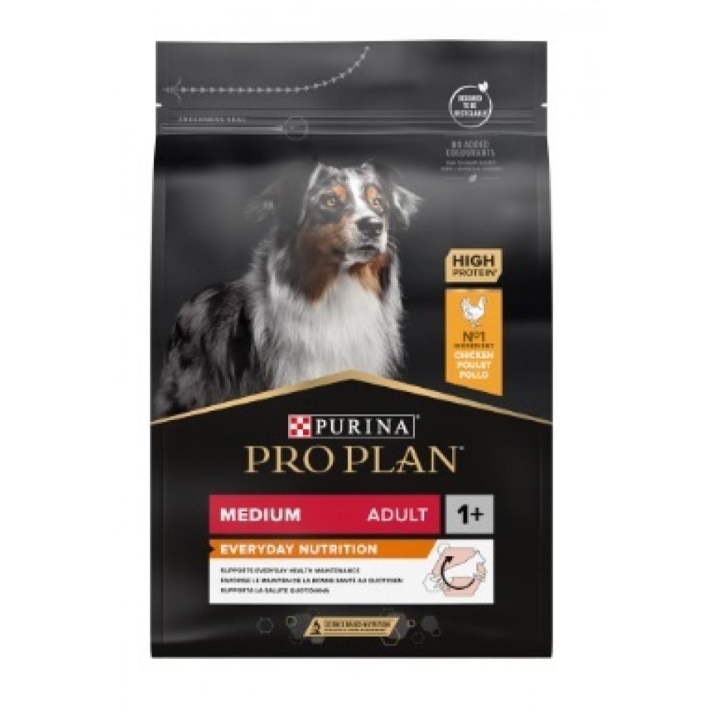 PRO PLAN CAO EVERYDAY NUTRITION MEDIUM ADULTO FRANGO 3KG