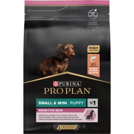 PRO PLAN CAO PUPPY SENSITIVE SKIN SMALL&MINI SALMÃO 3kg