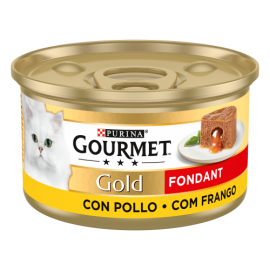 PURINA GATO GOURMET GOLD FONDANT FRANGO - 85GR