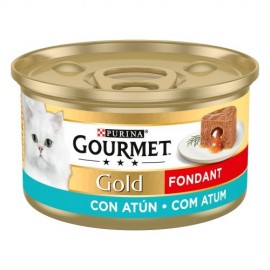 PURINA GATO GOURMET GOLD FONDANT ATUM - 85GR