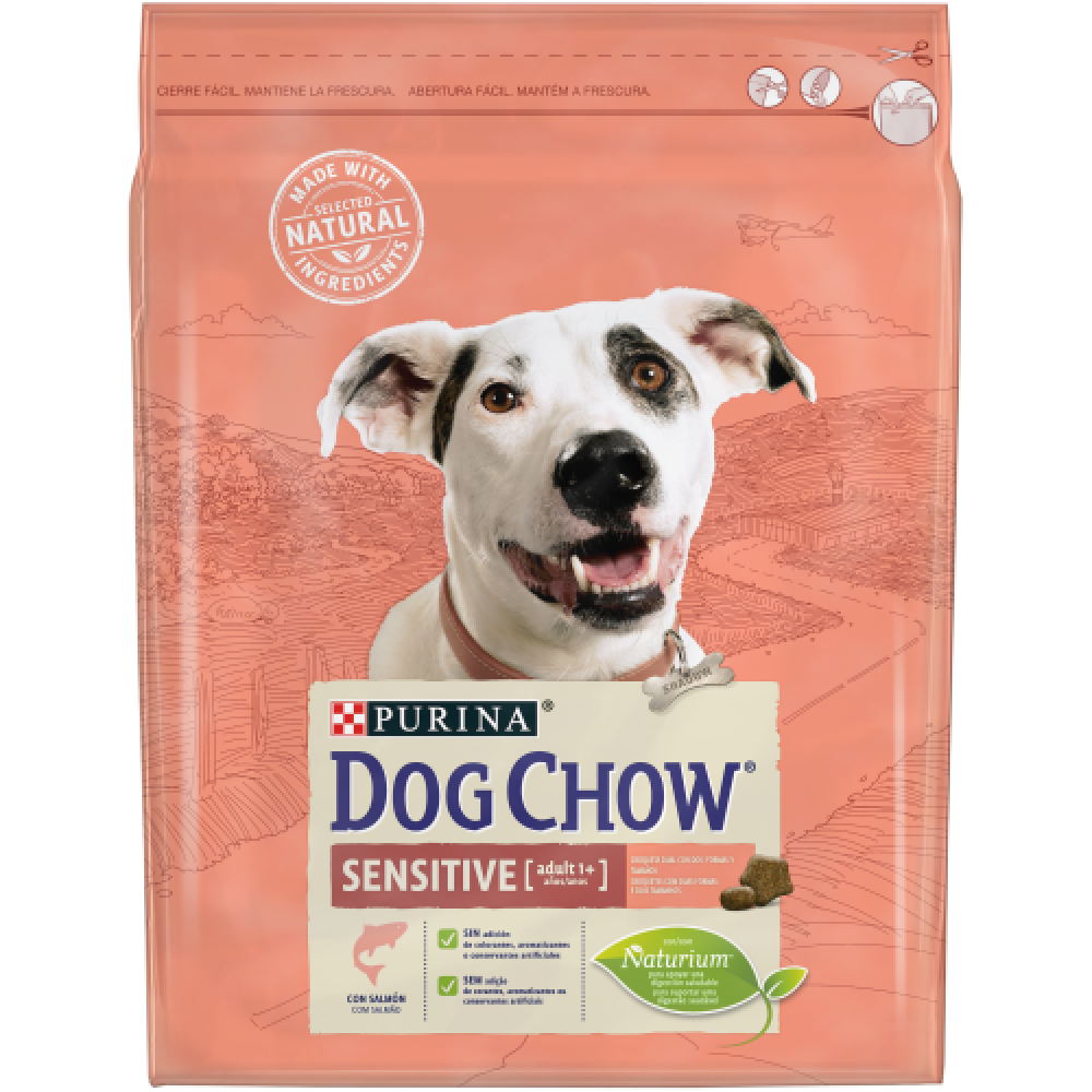 PURINA DOG SHOW CAO SENSITIVE  SALMÃO - 2.5KG
