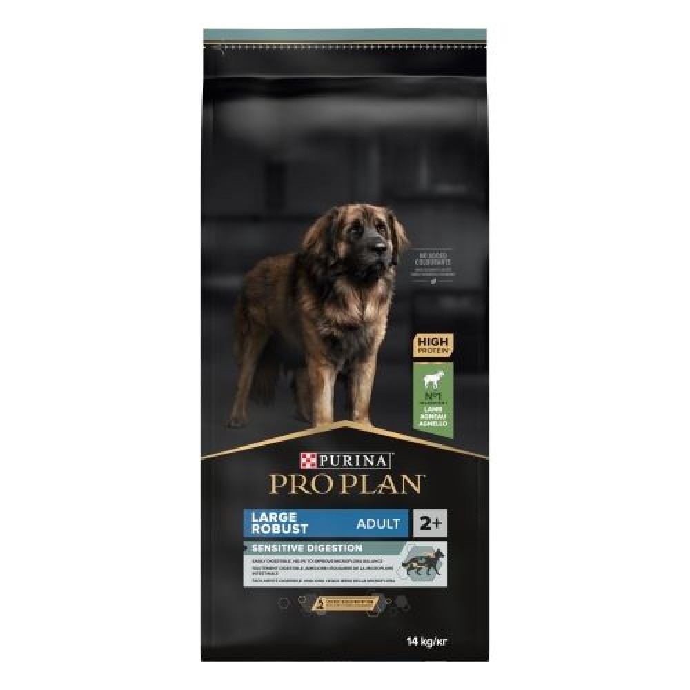 PRO PLAN CAO SENSITIVE DIGESTION LARGE ROBUST ADULTO BORREGO 14KG