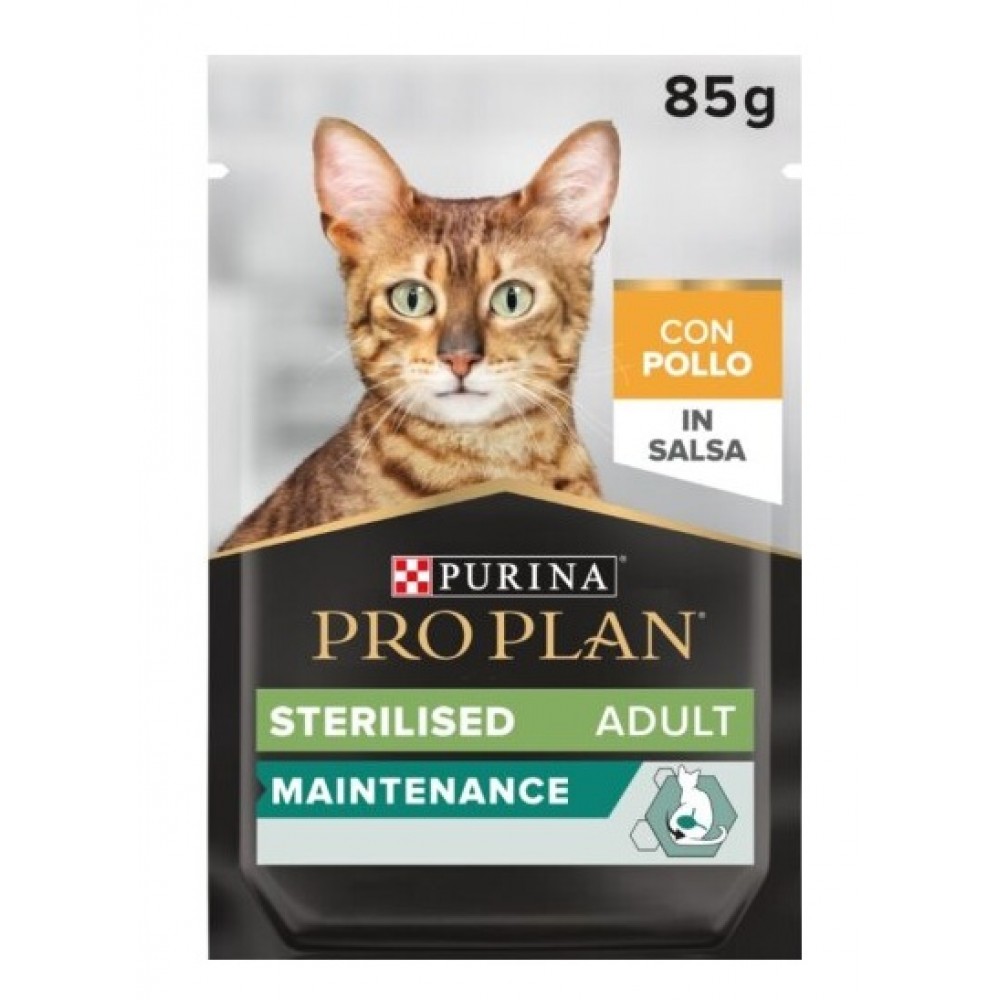 PRO PLAN GATO NUTRISAVOUR STERILIZED FRANGO (26x85g)