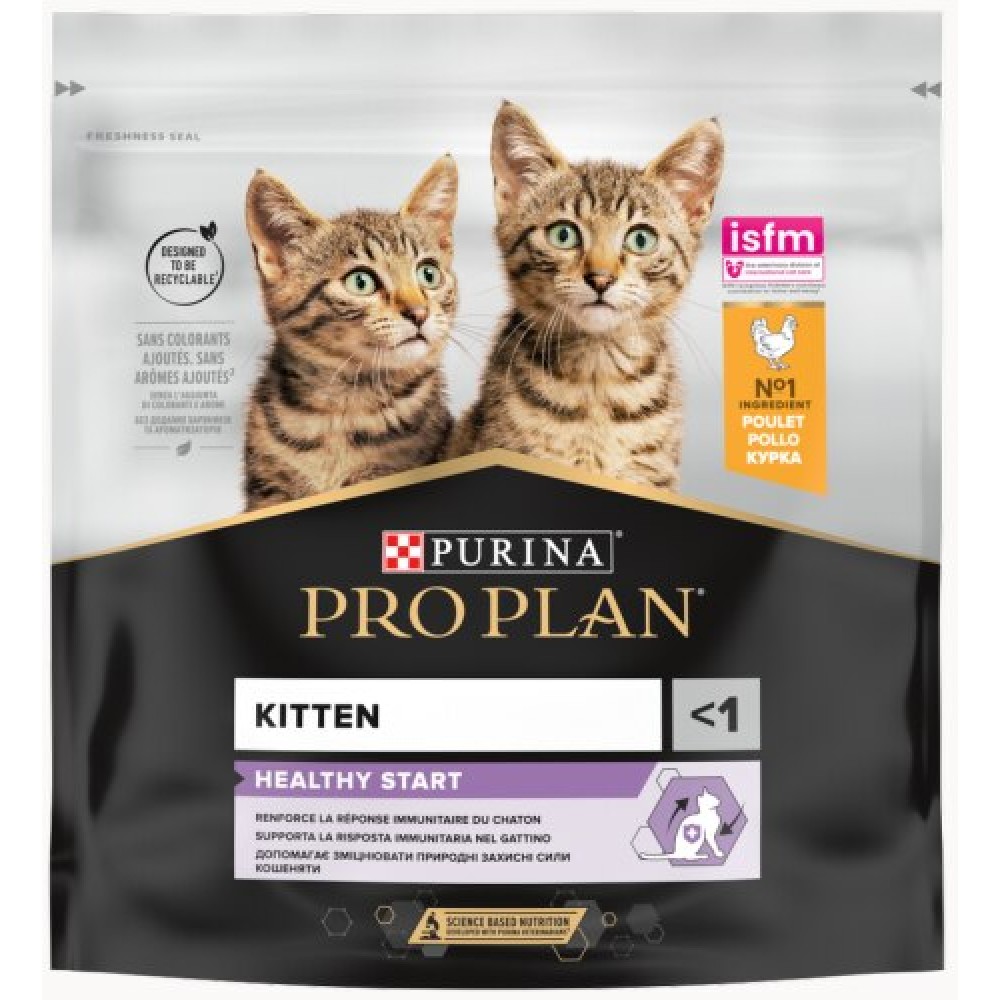 PRO PLAN GATO KITTEN HEALTHY START FRANGO- 400G