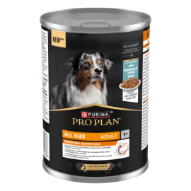PRO PLAN CÃO ADULTO ALL SIZE COM PEIXE EM GELATINA - 400GR