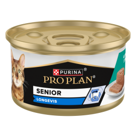 PRO PLAN GATO SENIOR LONGEVIS MOUSSE ATUM (24x85g)