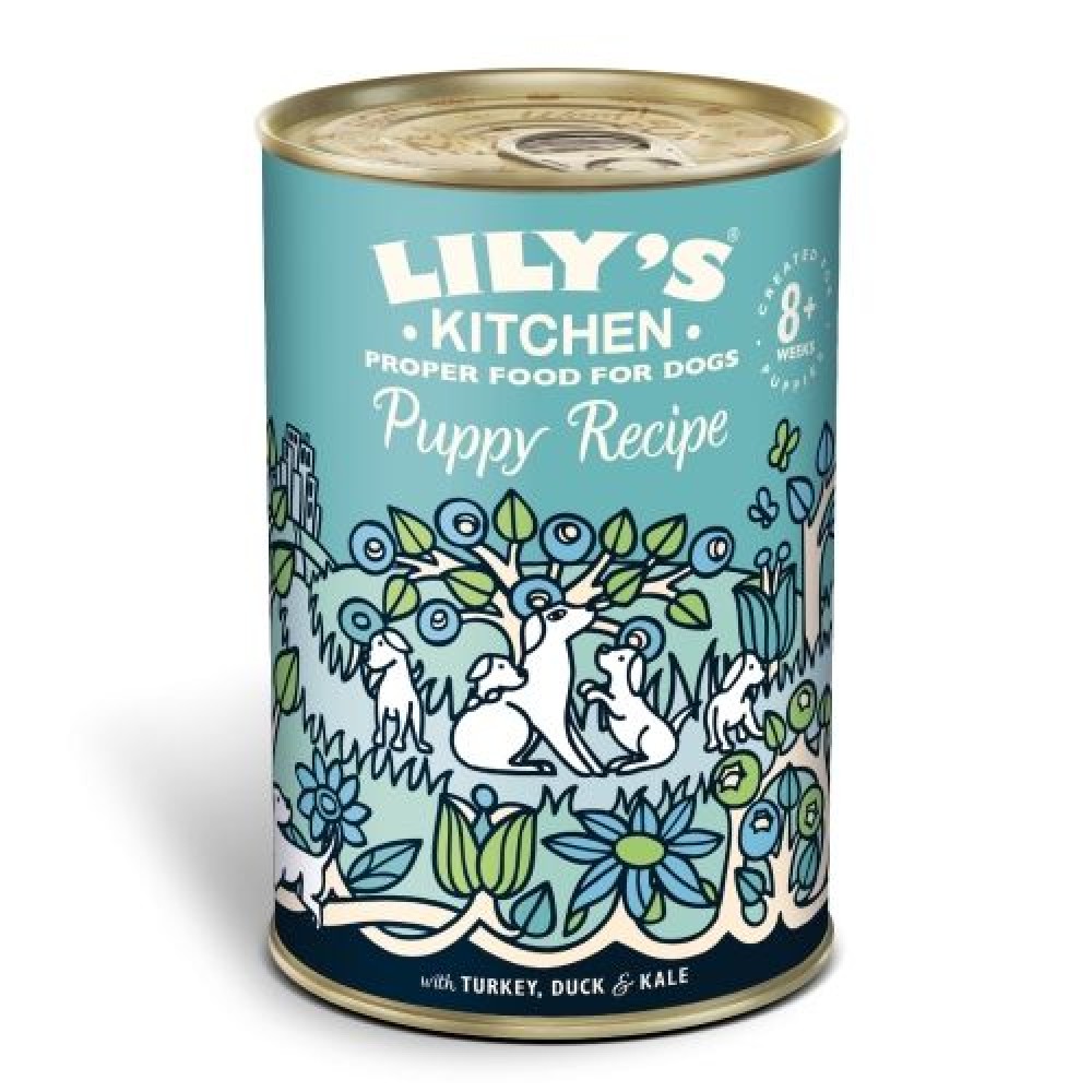 LILY`S KITCHEN  CÃO (CACHORRO) PERÚ COM PATO - 400GR