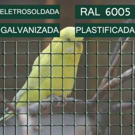REDE ELETROSOLDADA PLASTIFICADA MALHA (13X13)-ROLO 1,5X25MT