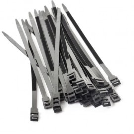 ABRAÇADEIRAS DE NYLON PA 6.6 BRANCA 3,6X200MM -100 UNIDADES