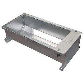 BEBEDOURO OVINOS DE CANAL GALVANIZADO - 0,5 METROS