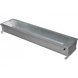 BEBEDOURO OVINOS DE CANAL GALVANIZADO - 2 METROS