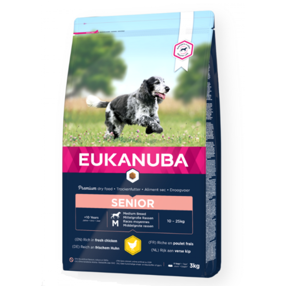 EUKANUBA CAO SENIOR  MEDIO BREED 3KG