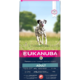 EUKANUBA CAO ADULTO  LARGE BREED SALMAO&CEVADA 12KG
