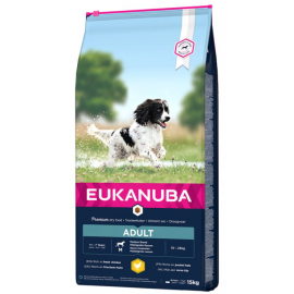 EUKANUBA CAO ADULTO RAÇAS MEDIAS  15KG