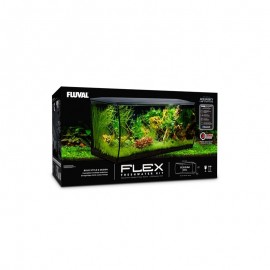 AQUARIO PRETO FLEX 123 LITROS + MESA PRETA