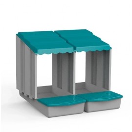 POEDEIRO GALINHAS 2 DIVISORIAS EASYPLAS