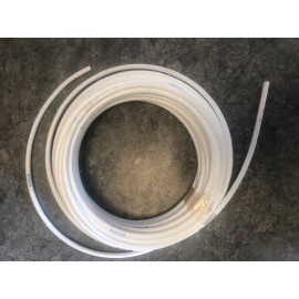 TUBO BRANCO PARA CERCA ELESTRICA 5MM  - 25MT