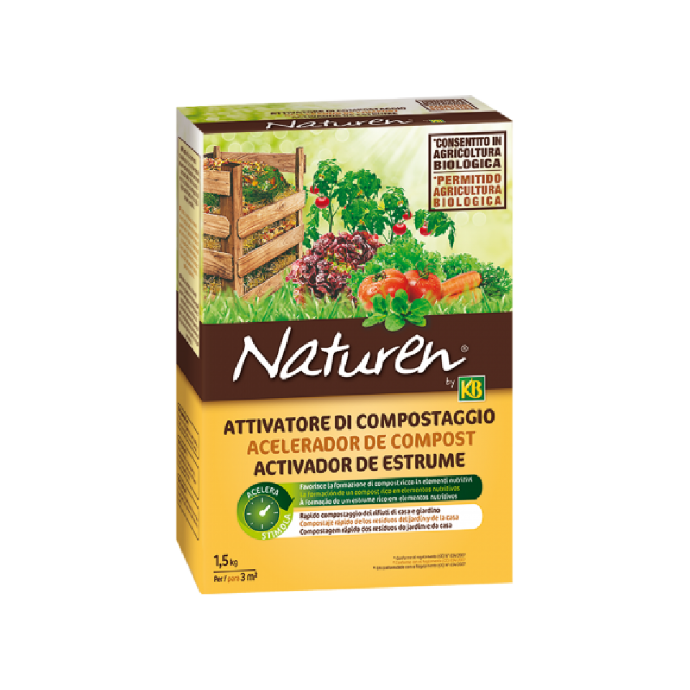 NATUREN BIO ATIVADOR DE COMPOSTAGEM - 1,5 KG