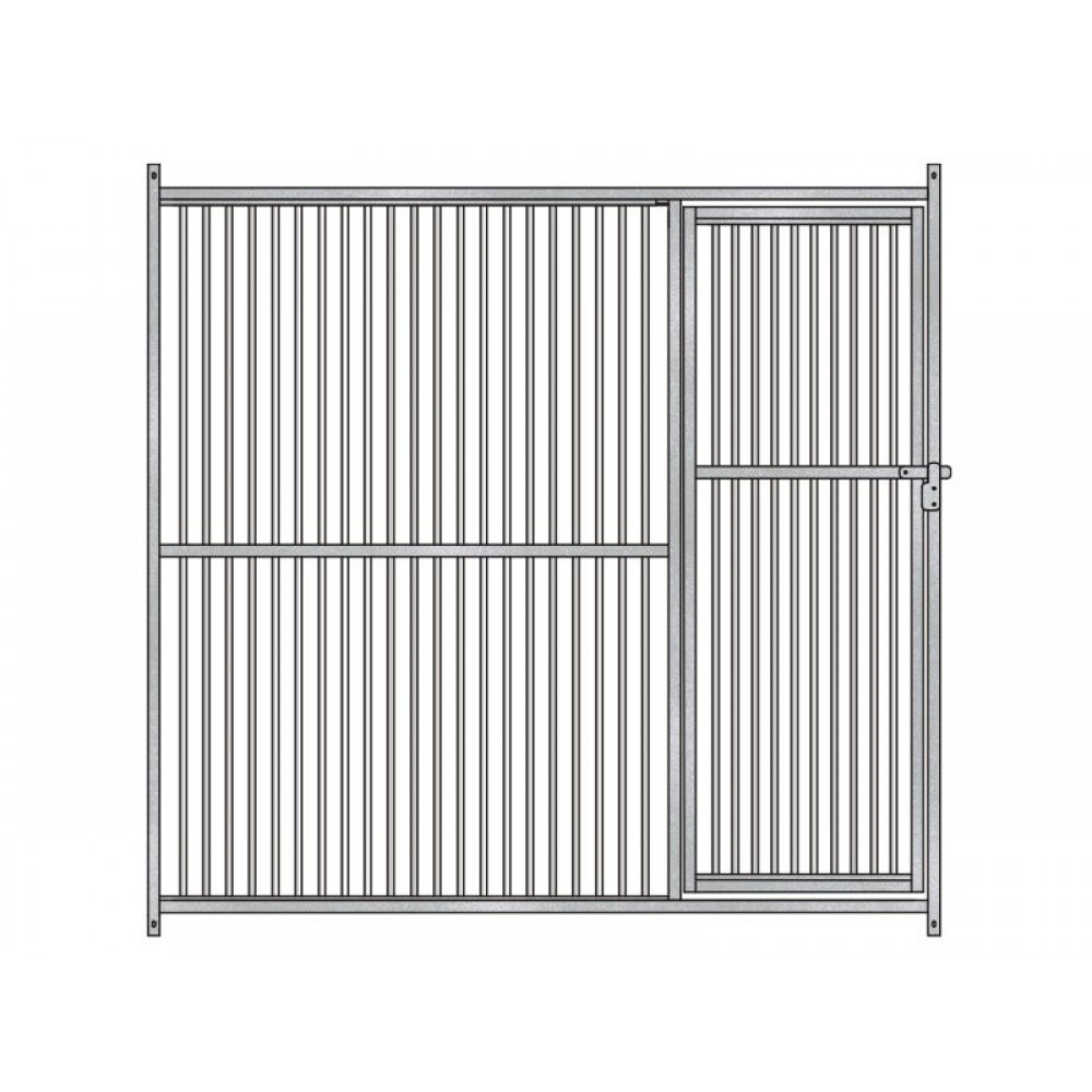 FRENTE BARRAS A 10CM GALVAZINADO 200 X 195 CM