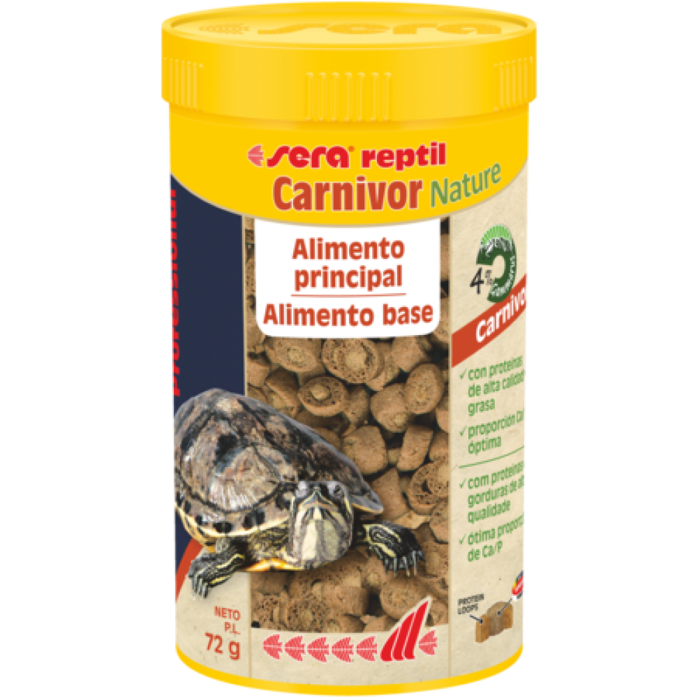 SERA REPTIL ALIMENTO CARNIVOR 250 ML