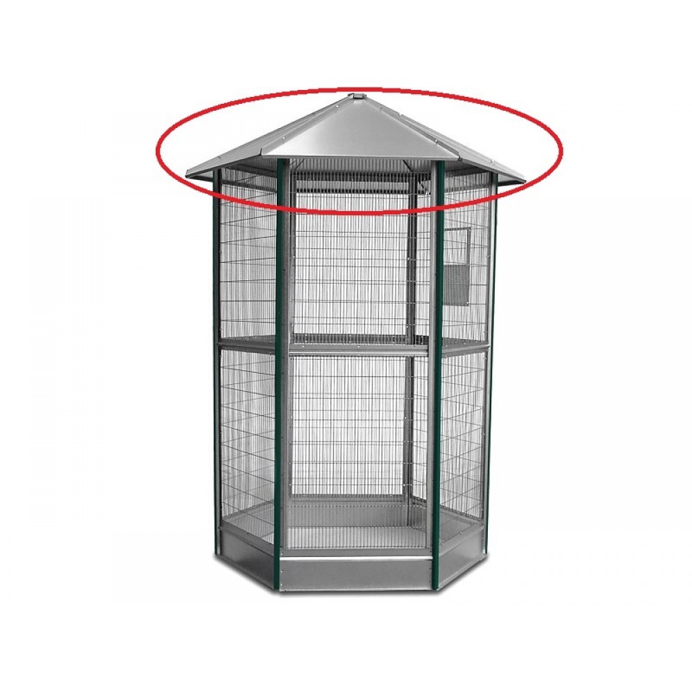 TECTO PARA JAULAO 6 LADOS GALVANIZADO S/PARAFUSOS